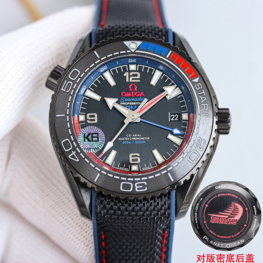Omega Seamaster 45.5mm Black / White - watch1475