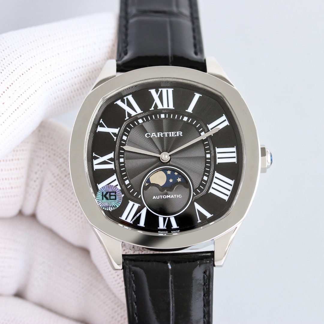 Cartier Watch 41mm White / Rose Gold - watch1493