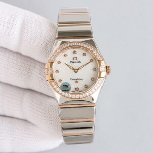Omega Constellation 28mm Rose Gold / Silver - watch1515