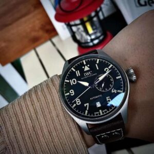 IWC Pilot 46mm Black - watch1519
