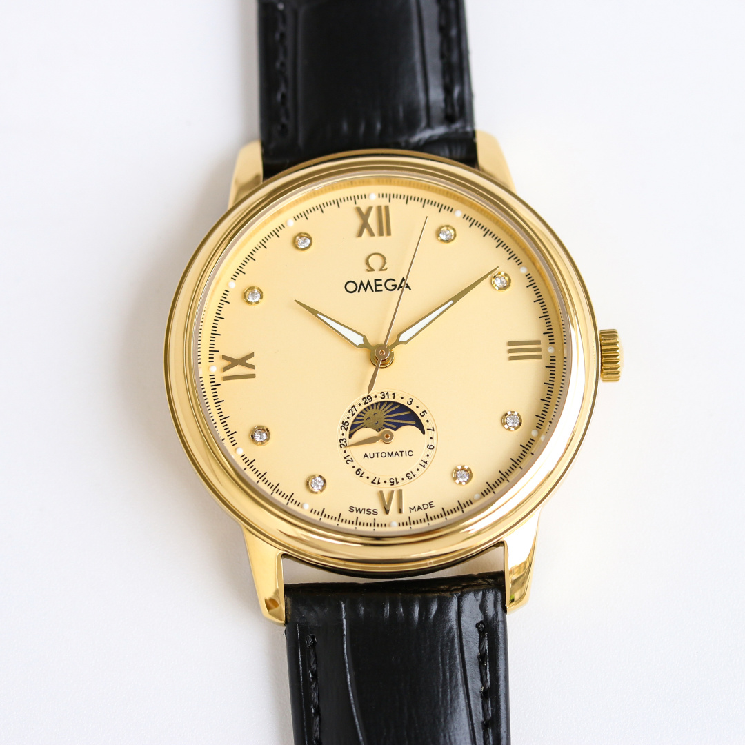 Omega De Ville 40mm White / Gold - watch1529