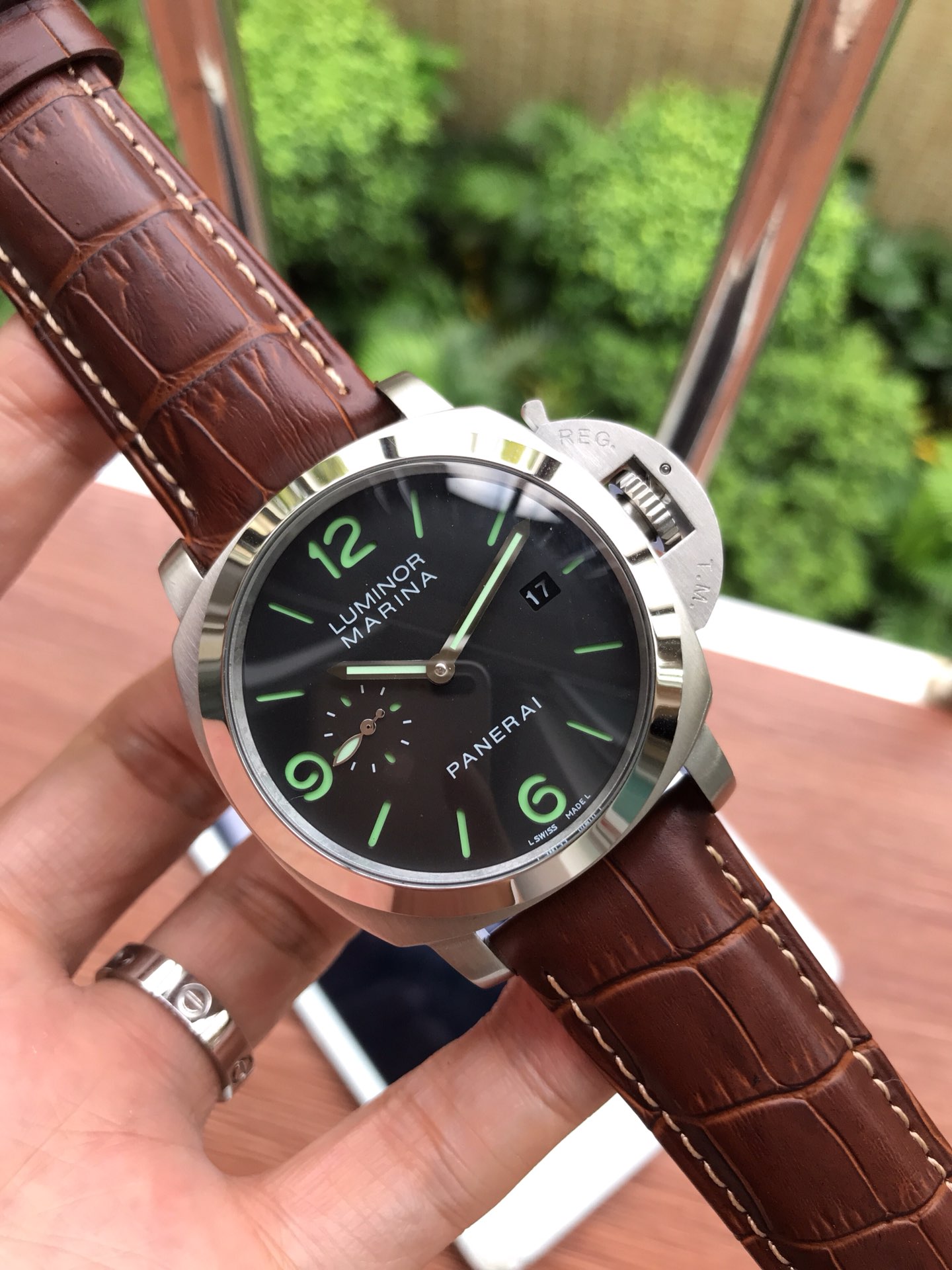 Panerai Watch 44mm Silver - watch1545
