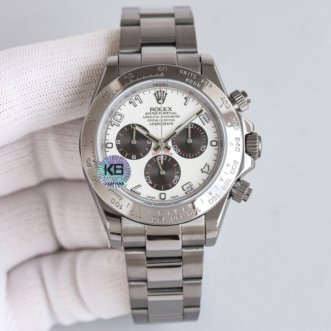 Rolex Daytona Black / Silver - watch1569