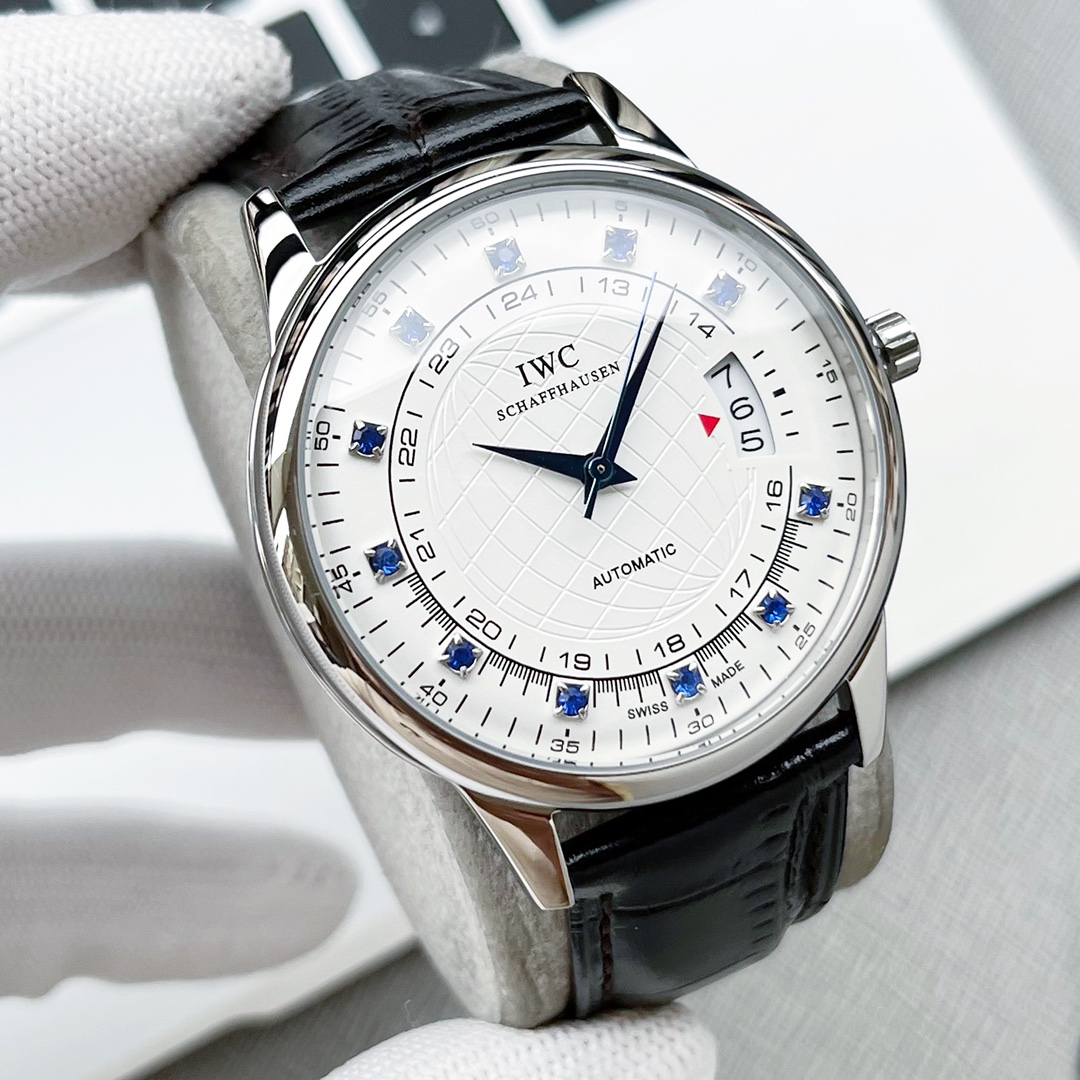 IWC Watch 40mm White / Silver - watch1576