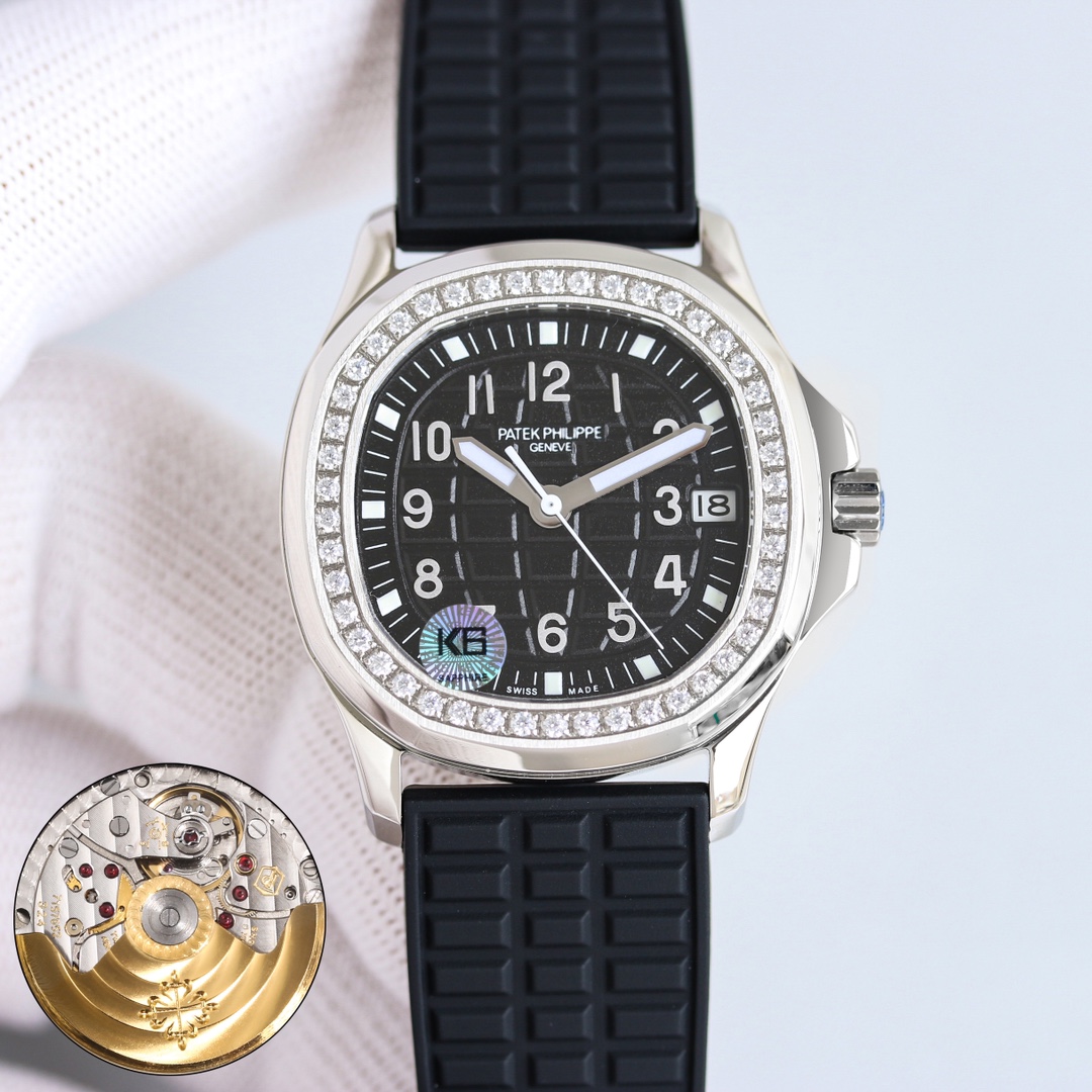 Patek Philippe Aquanaut 35.6mm Silver - watch1633
