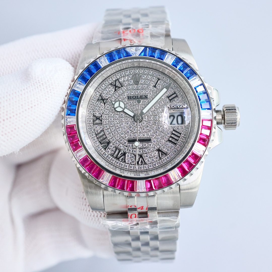 Rolex Watch 42mm Silver - watch1652