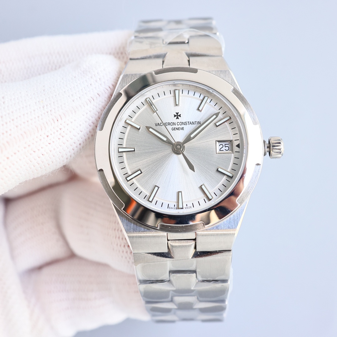 Vacheron Constantin Overseas 33mm White / Rose Gold - watch1677