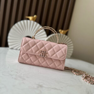 bag0625 Chanel Classic Flap Large Pink