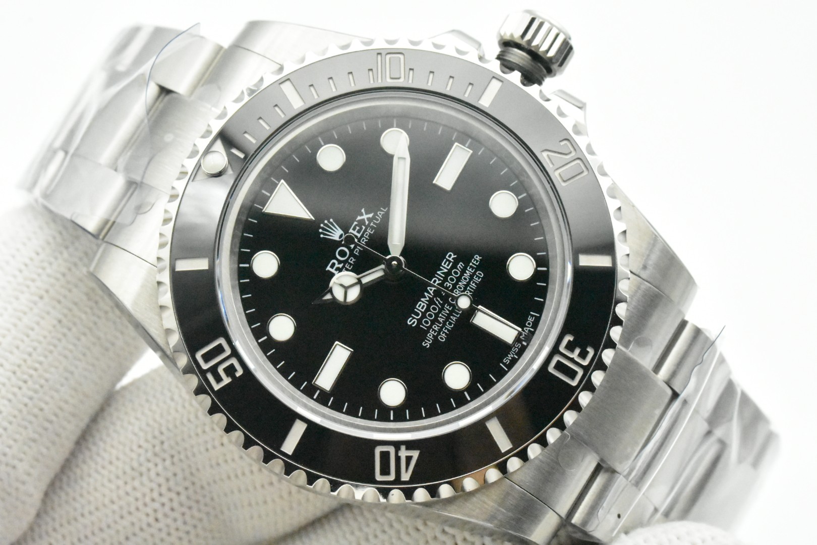 Rolex Submariner 40mm White / Gold - watch1732