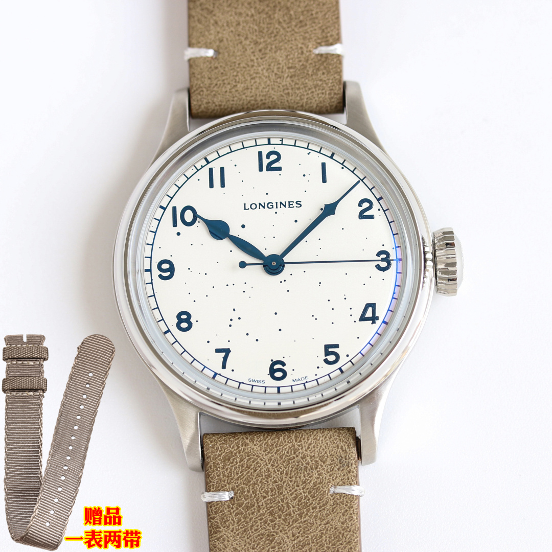 Longines Watch 38.5mm Blue / Silver - watch1854