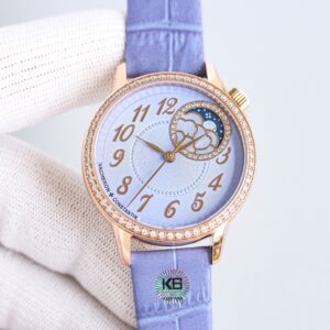 Vacheron Constantin Watch 37mm White / Rose Gold - watch1857