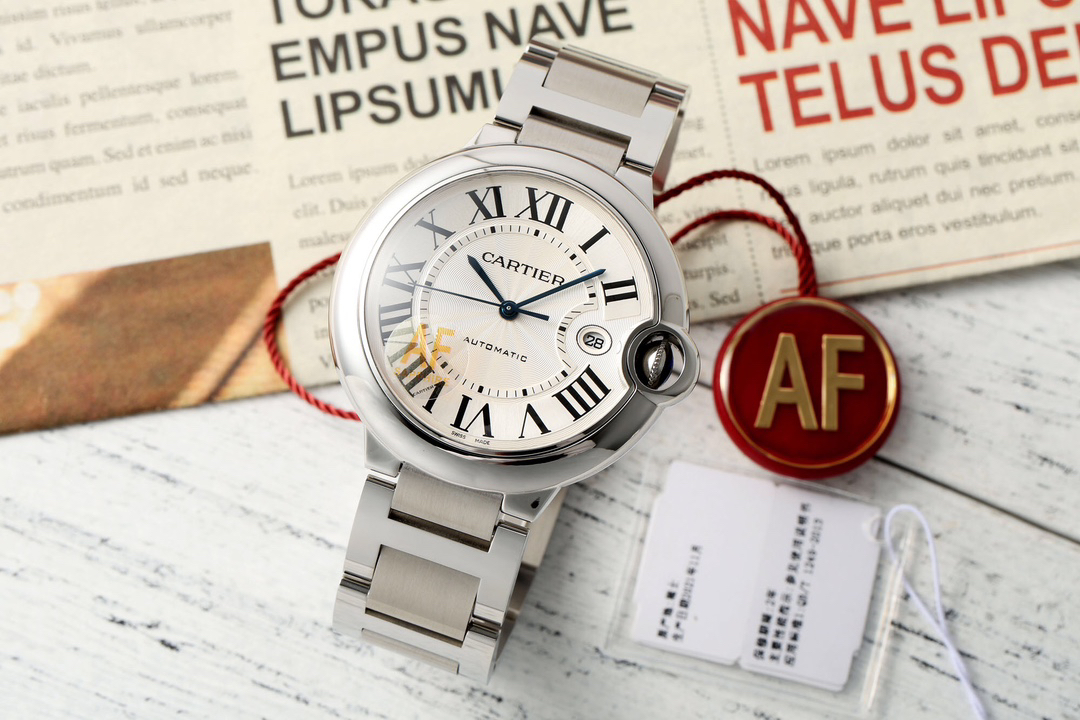 Cartier Ballon Bleu 42mm Silver - watch1893