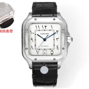 Cartier Santos 39.8mm White / Silver - watch1913