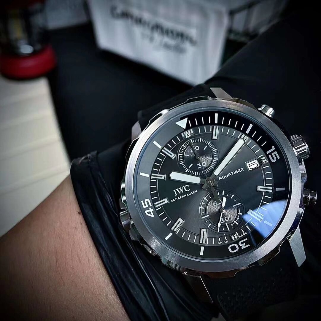 IWC Watch 43mm Silver - watch1963
