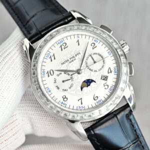 Patek Philippe Watch 40mm White / Rose Gold - watch2050