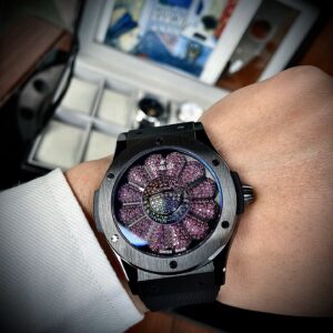 Hublot Watch 45mm Black / Silver - watch2084