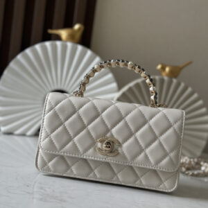 bag0686 Chanel Top Handle Black
