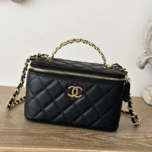 bag0691 Chanel Vanity Black