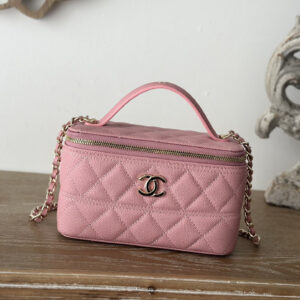 bag0726 Chanel Top Handle Pink