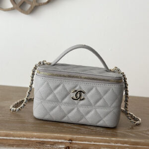 bag0729 Chanel Top Handle Gray