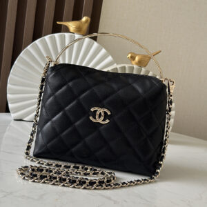bag0786 Chanel Top Handle Black