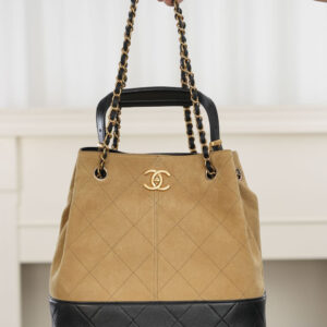 bag0795 Chanel Backpack Apricot