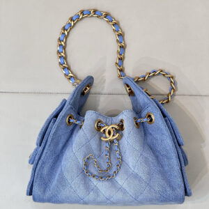 bag0819 Chanel Bag Denim Blue