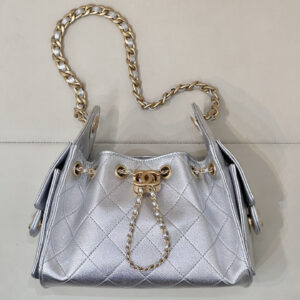 bag0823 Chanel Bag Silver