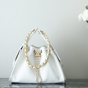 bag0856 Chanel 25 Bag White