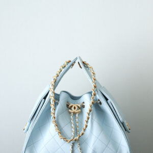 bag0871 Chanel 25 Bag Blue