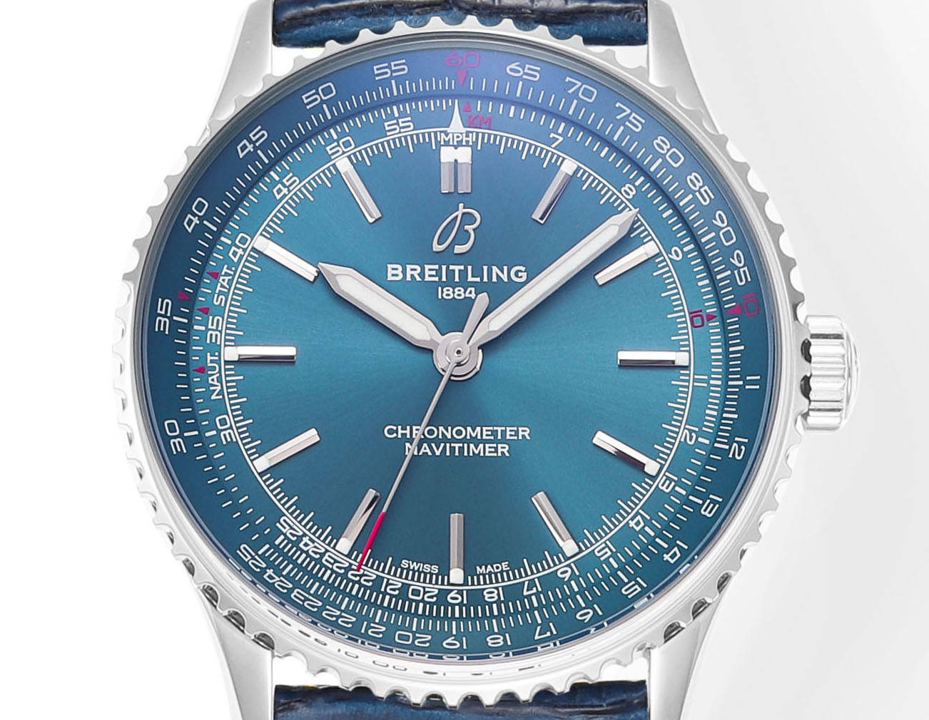Breitling Navitimer 41mm Silver - watch0025 - Image 2
