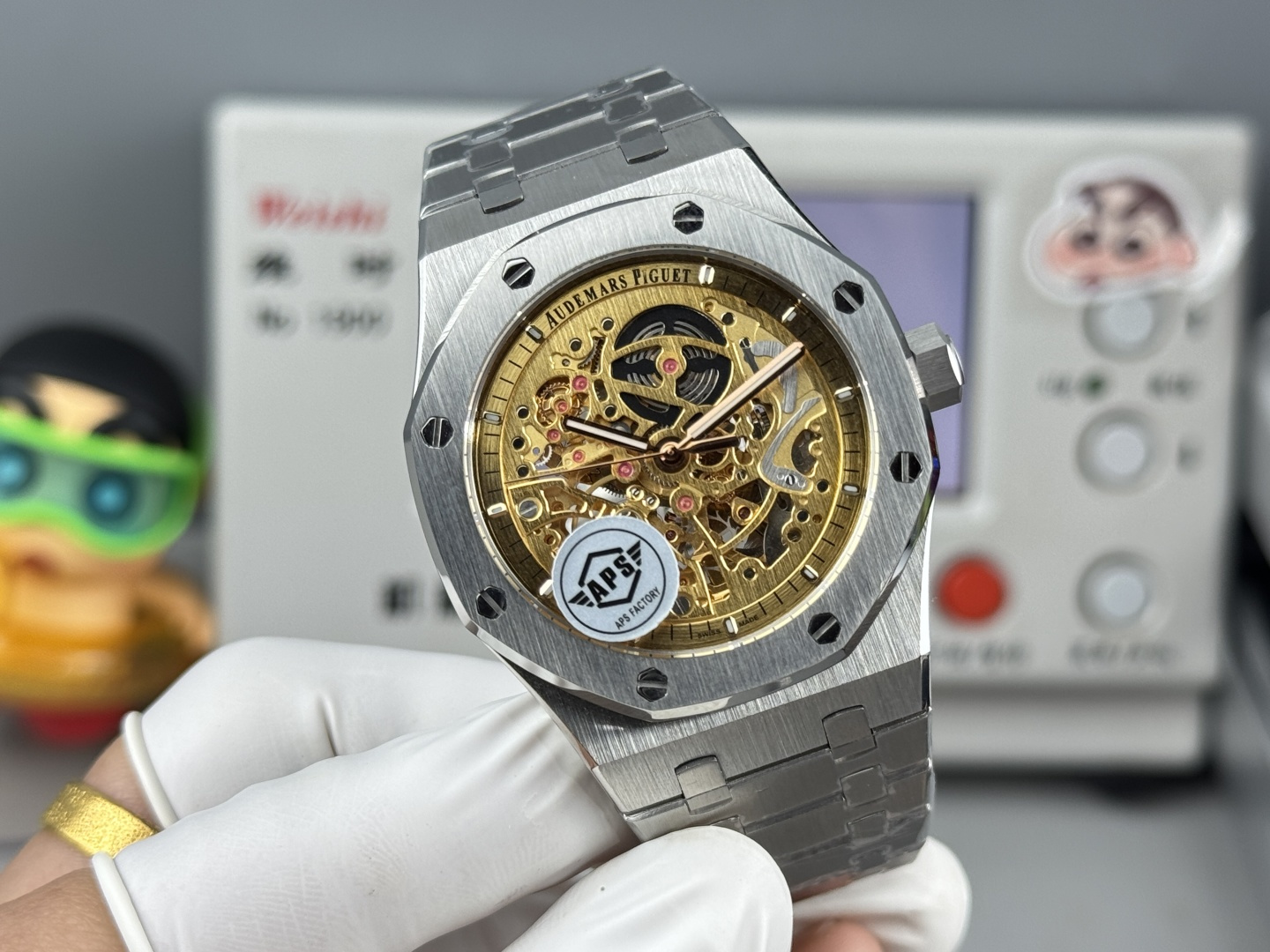 Audemars Piguet Royal Oak 41mm Rose Gold / Silver - watch0035 - Image 2