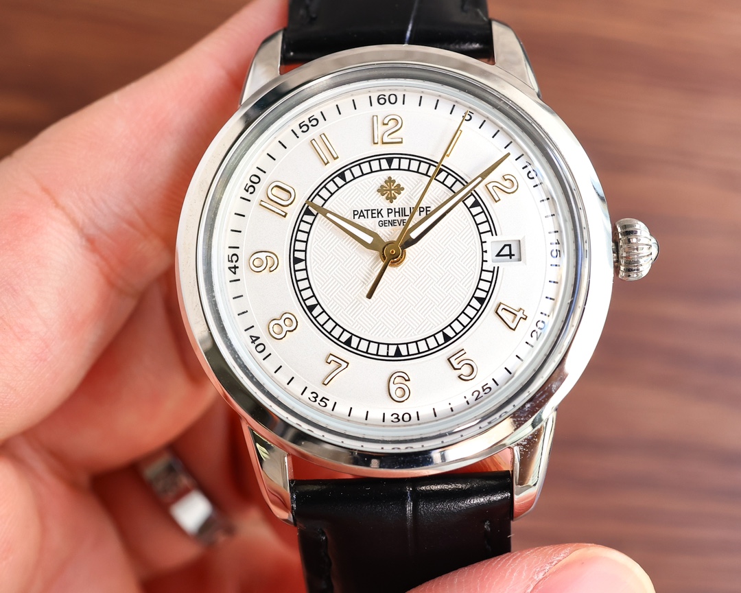 Patek Philippe Watch 40mm White / Gold - watch0036 - Image 2