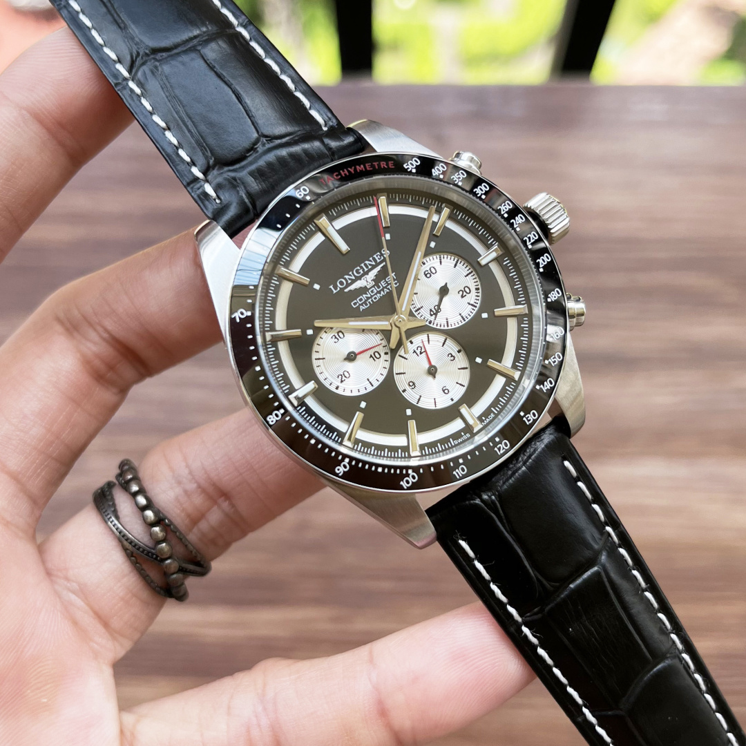 Longines Conquest 42mm Black / Silver - watch0038 - Image 2