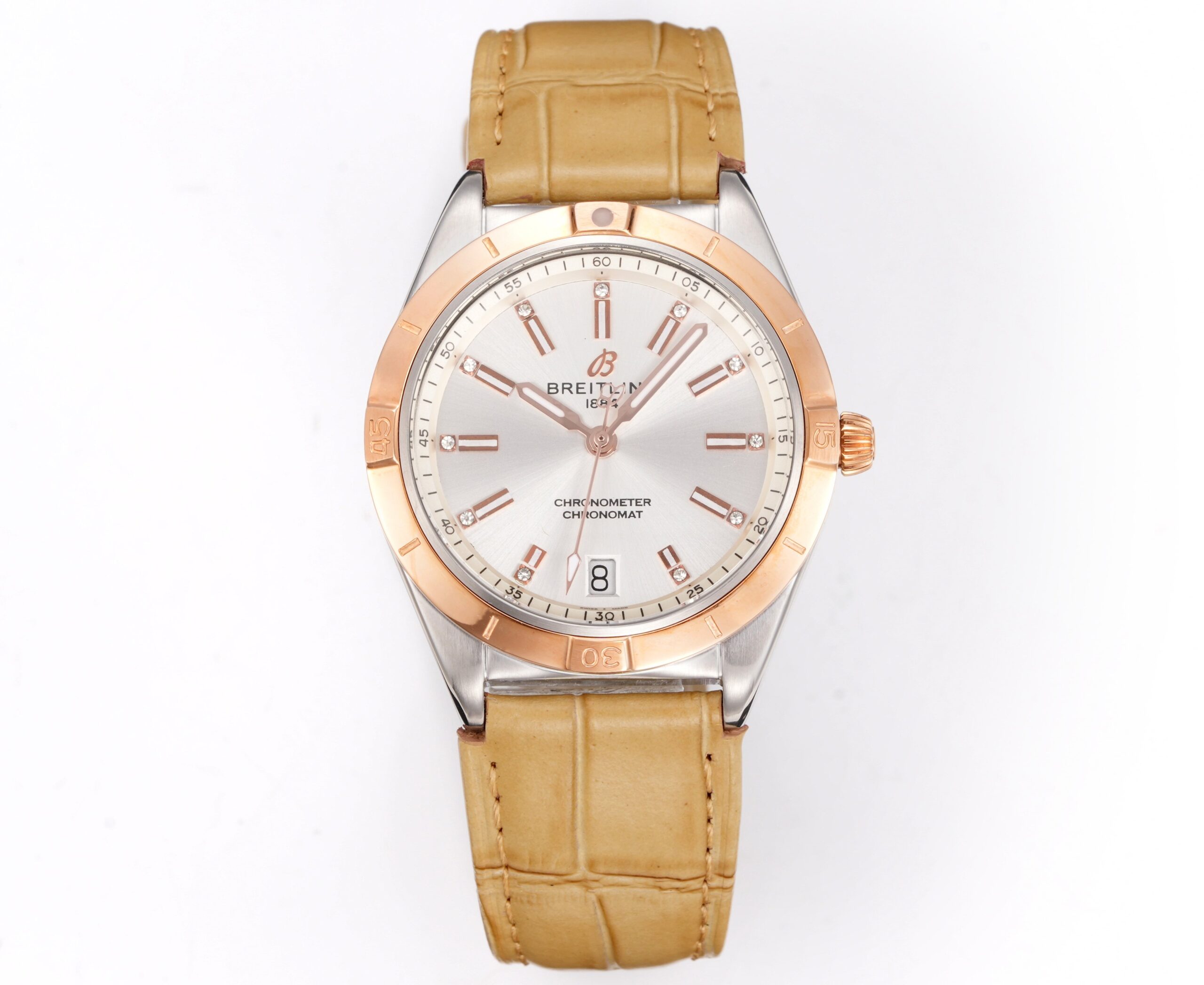 Breitling Watch 36mm Silver - watch0063 - Image 2
