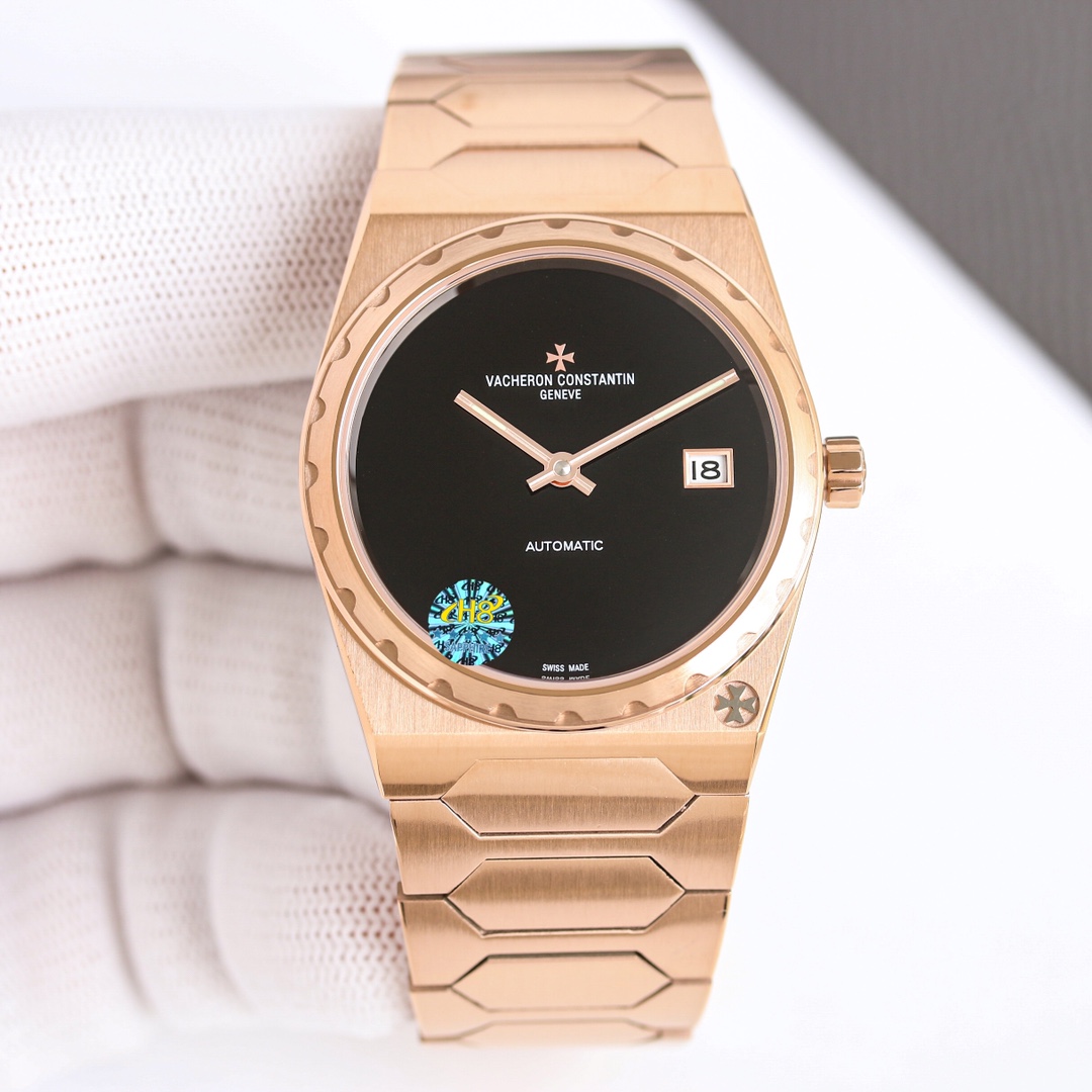 Vacheron Constantin Watch 37mm Gold / Rose Gold - watch0067 - Image 2