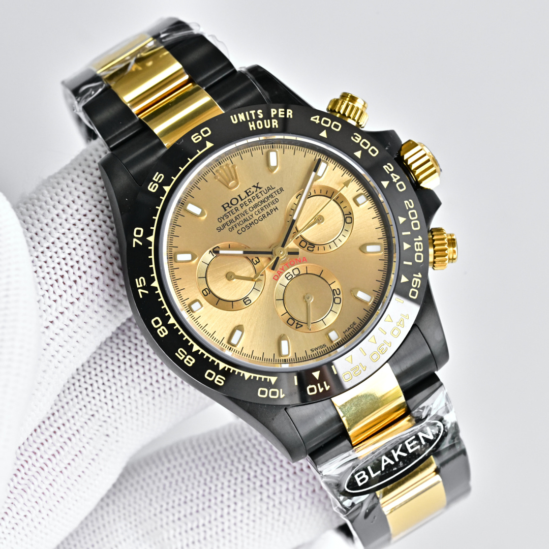 Rolex Daytona 40mm Black / Silver - watch0086 - Image 2