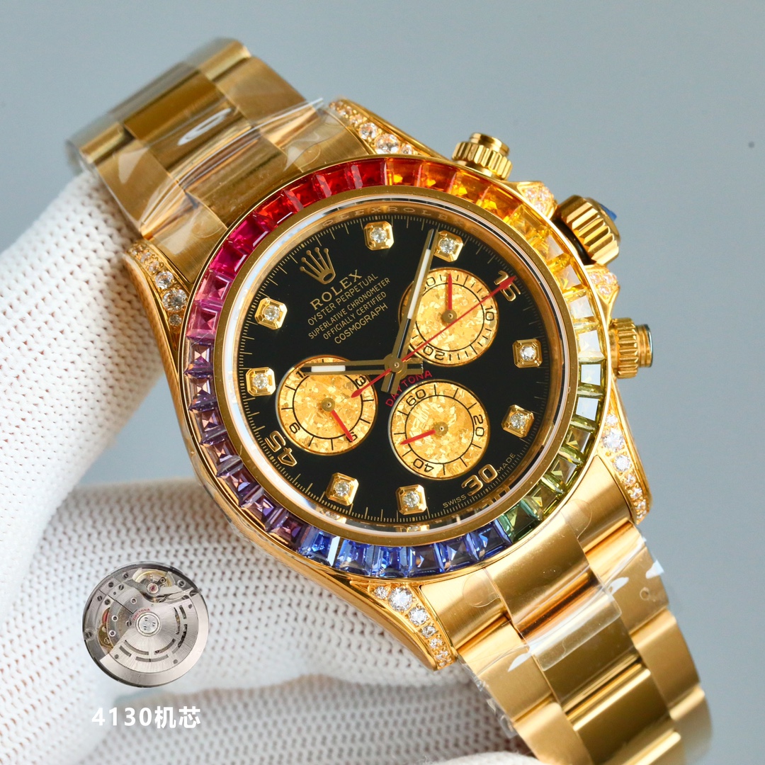 Rolex Daytona Gold / Rose Gold - watch0088 - Image 2