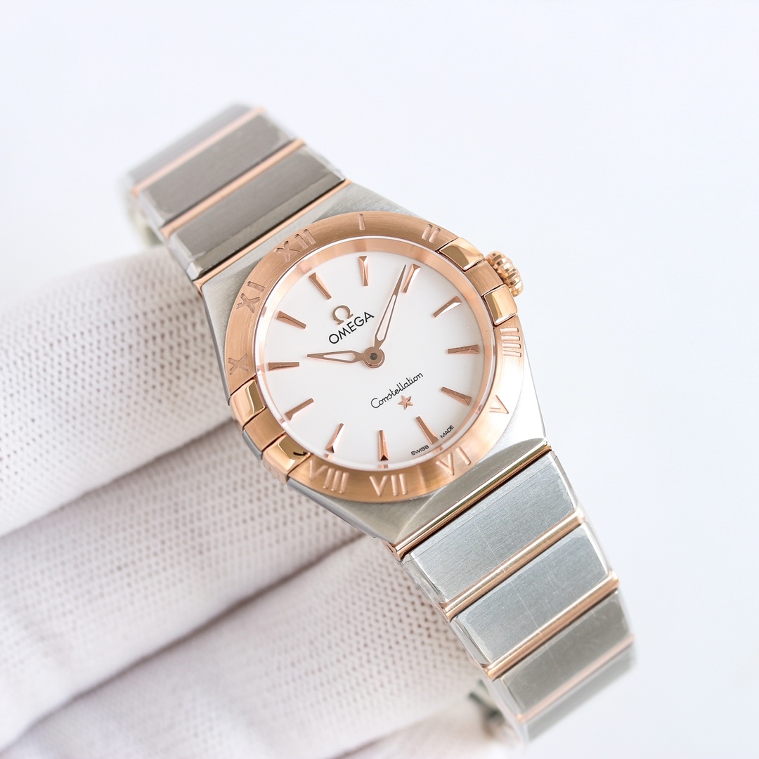 Omega Constellation 28mm White / Gold - watch0091 - Image 2