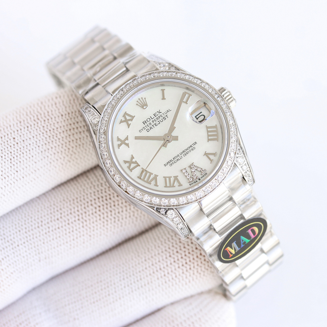 Rolex Datejust 31mm Silver - watch0102 - Image 2