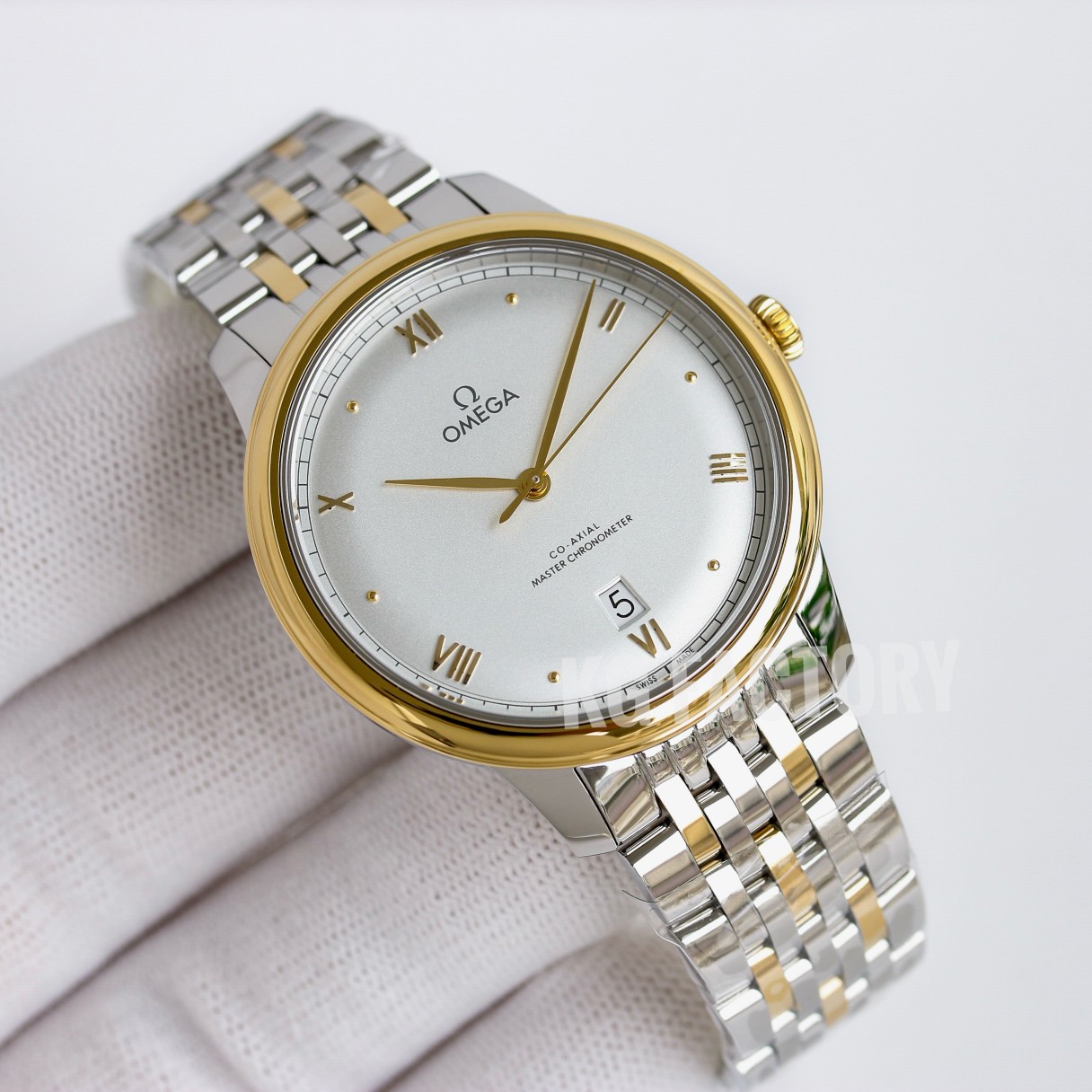 Omega Watch 40mm Blue / Silver - watch0114 - Image 2