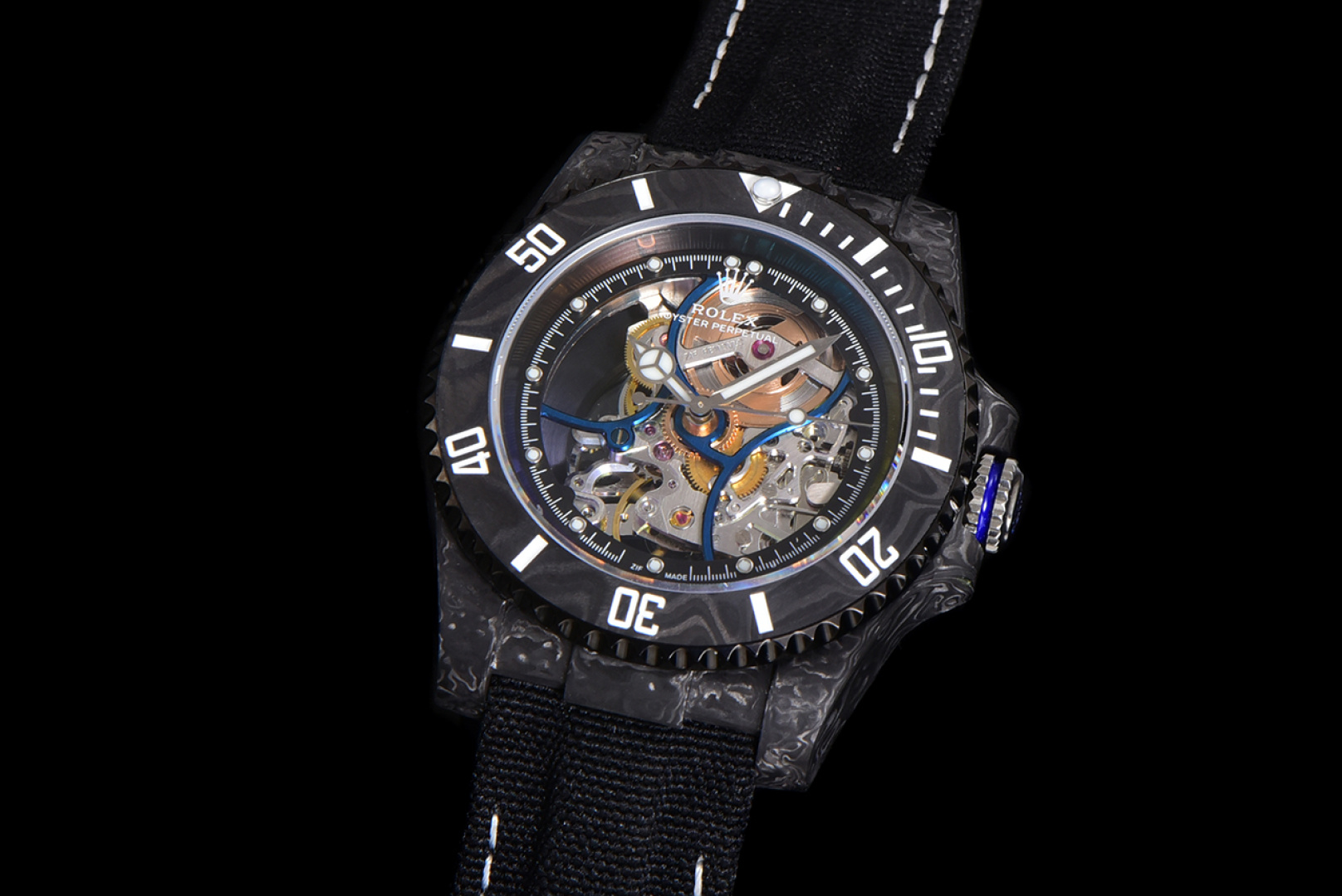 Rolex Submariner Black / White - watch0122 - Image 2