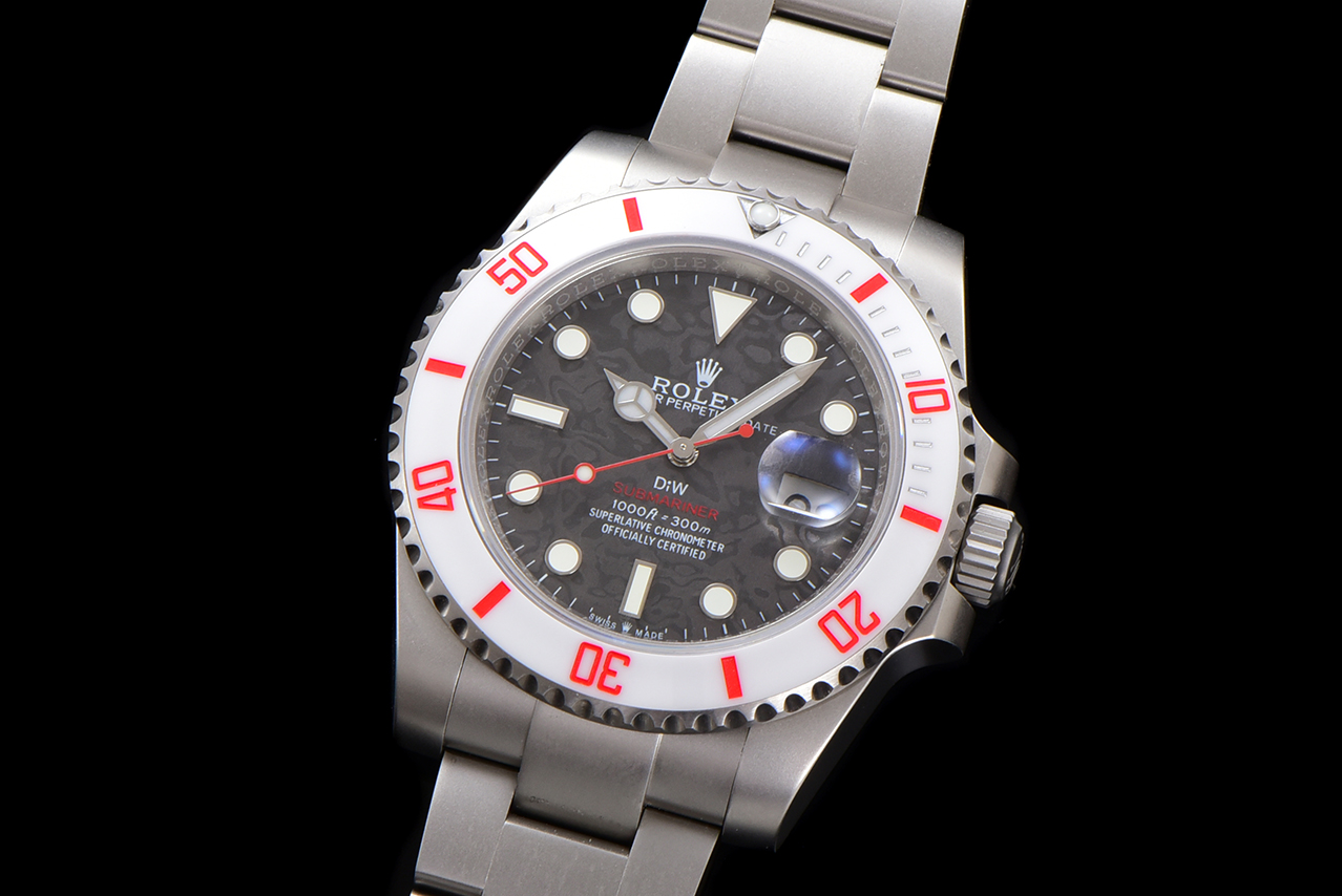 Rolex Submariner White / Silver - watch0125 - Image 2