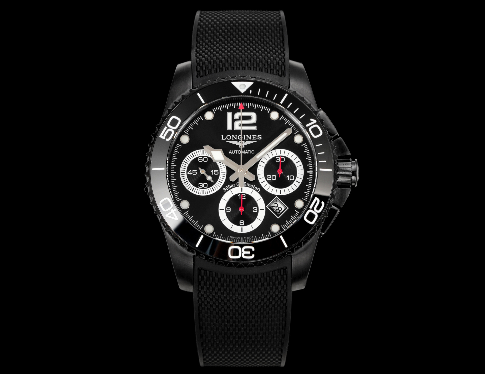 Longines Conquest Black / Blue - watch0134 - Image 2