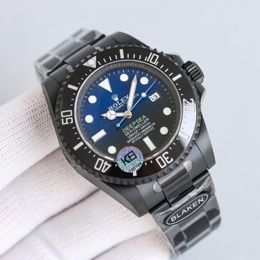 Rolex Watch 44mm Black - watch0188 - Image 2