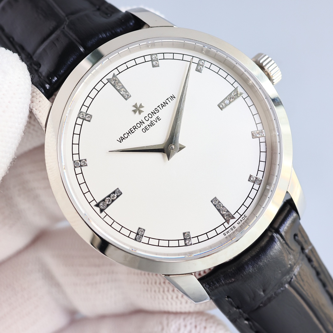 Vacheron Constantin Watch White / Gold - watch0244 - Image 2