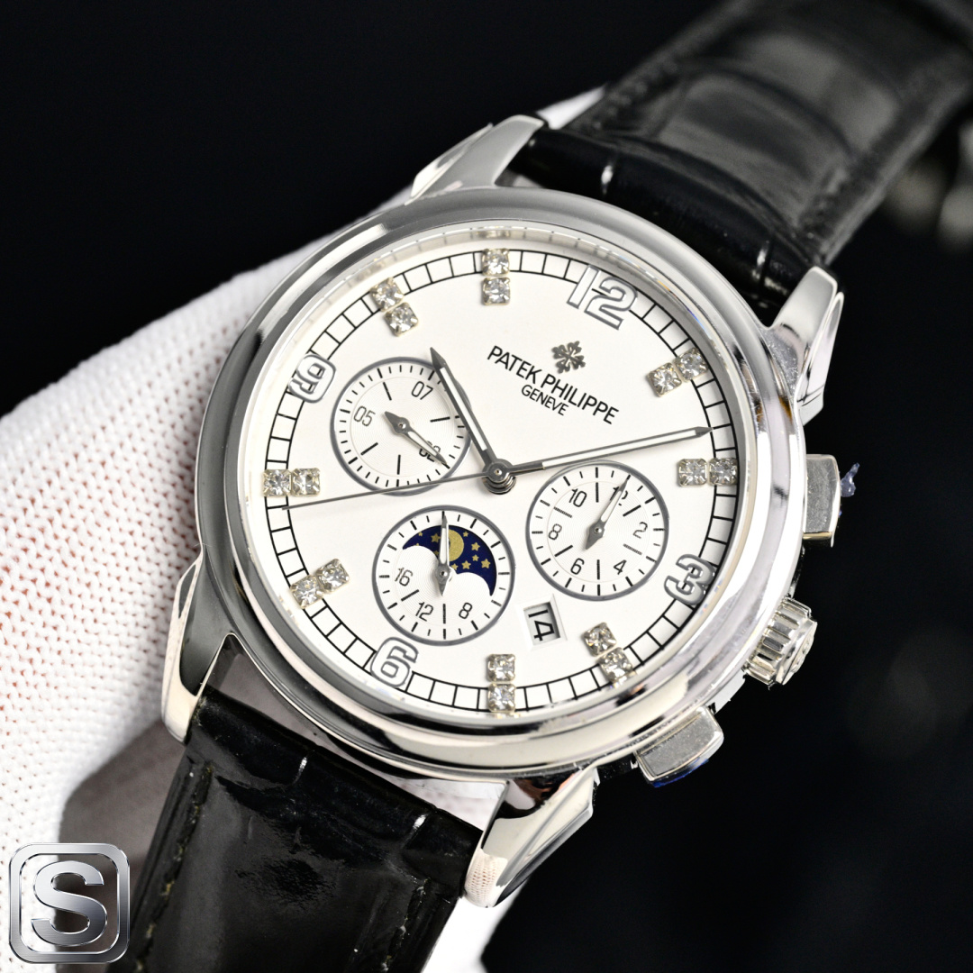 Patek Philippe Watch 42mm Silver - watch0261 - Image 2