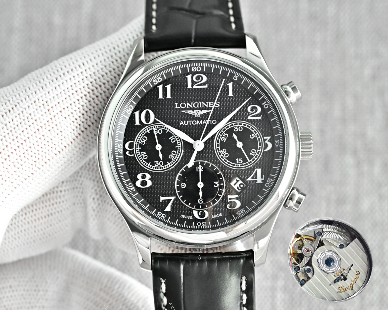 Longines Watch 42mm Blue - watch0271 - Image 2