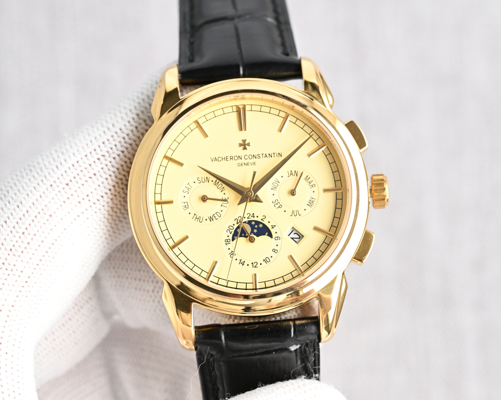 Vacheron Constantin Watch 35mm White / Gold - watch0279 - Image 2