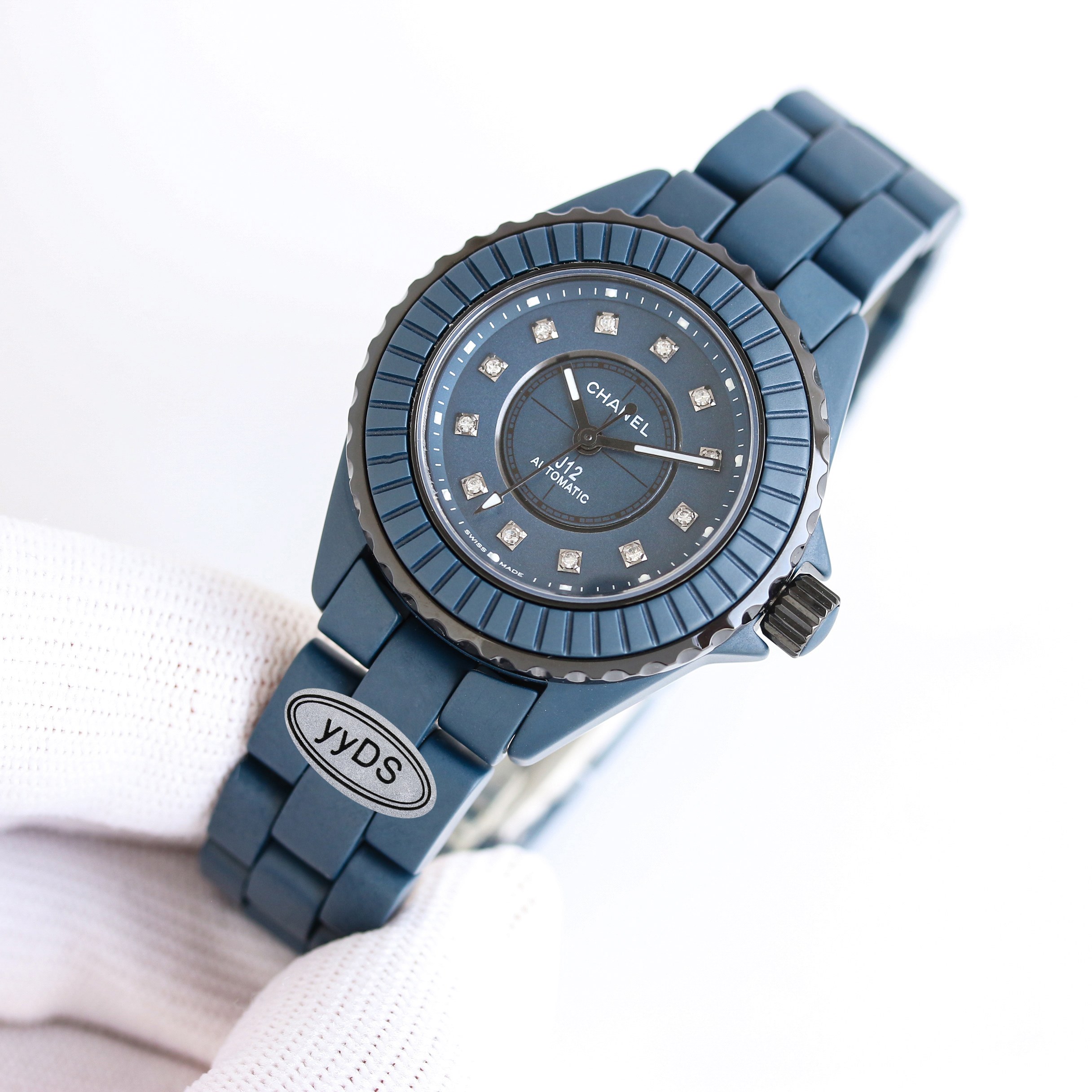 Chanel Watch 33mm Blue - watch0287 - Image 2